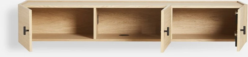 Meuble TV suspendu en chêne 150 cm Array - Woud