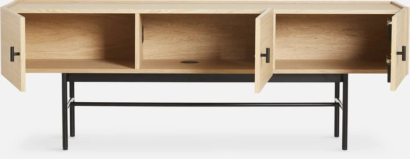 Meuble TV en chêne design 150 cm Array - Woud