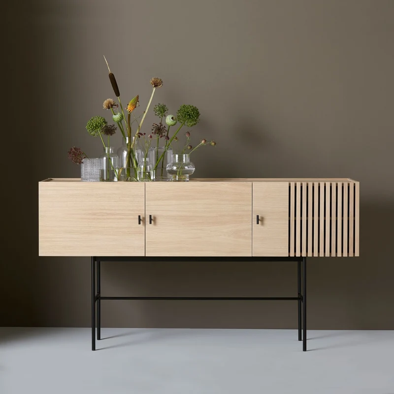 Meuble TV en chêne design 150 cm Array - Woud
