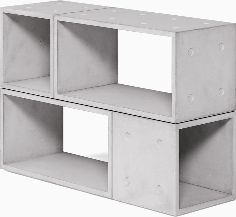 4 modules de rangement 2M + 2L Dice - Lyon Béton