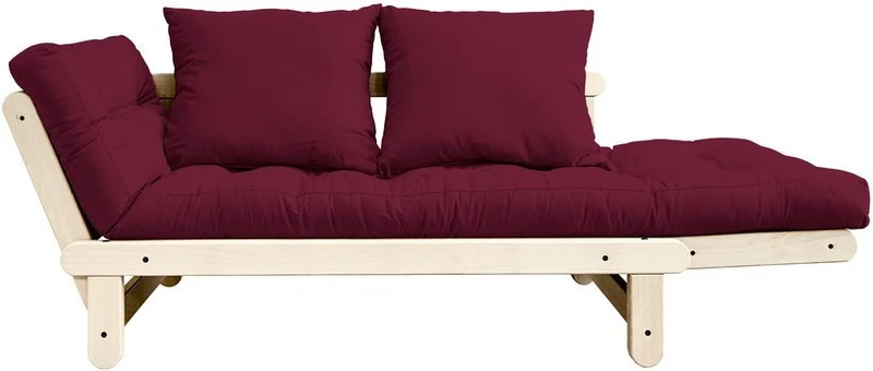 Canapé convertible 2 places bordeaux Beat - Karup Design