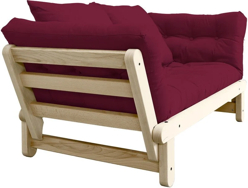 Canapé convertible 2 places bordeaux Beat - Karup Design
