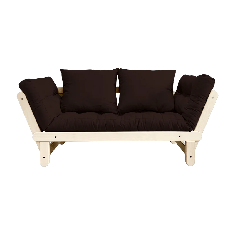 Canapé convertible 2 places marron Beat - Karup Design
