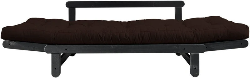 Canapé en bois noir convertible 2 places marron Beat - Karup Design
