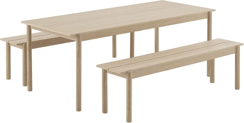 Banc en chêne 170 Linear - Muuto