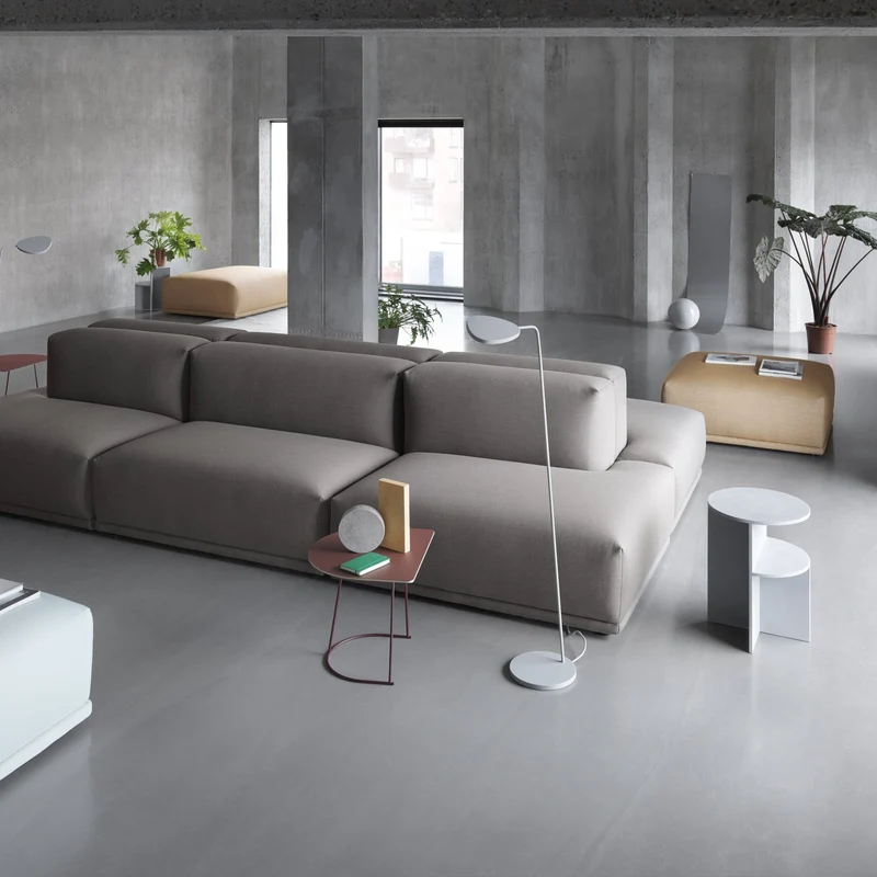 Demie table basse noire Airy - Muuto