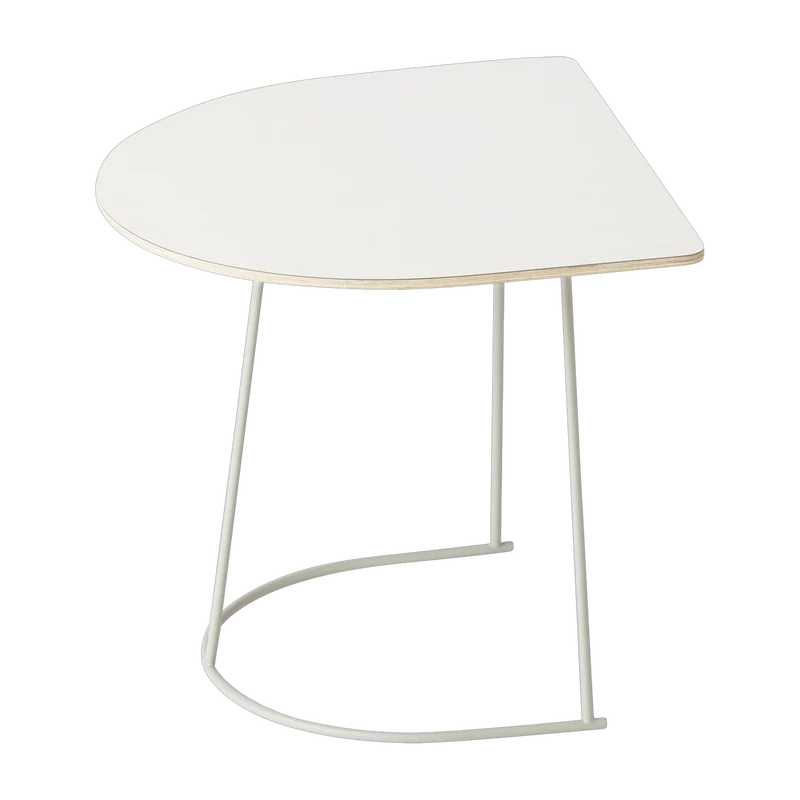 Demie table basse blanche Airy - Muuto