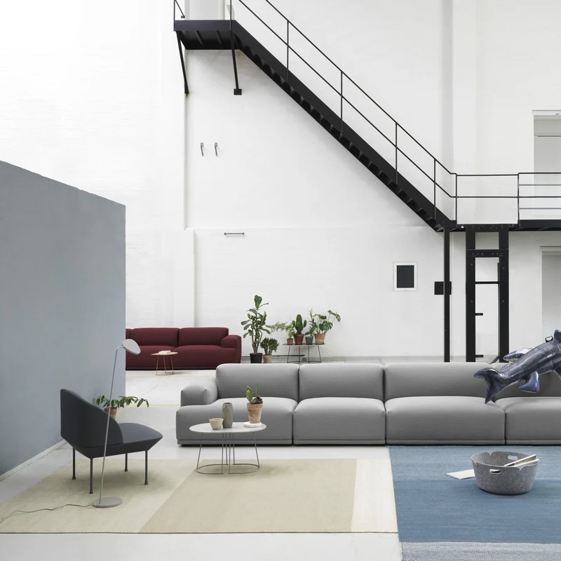 Demie table basse blanche Airy - Muuto