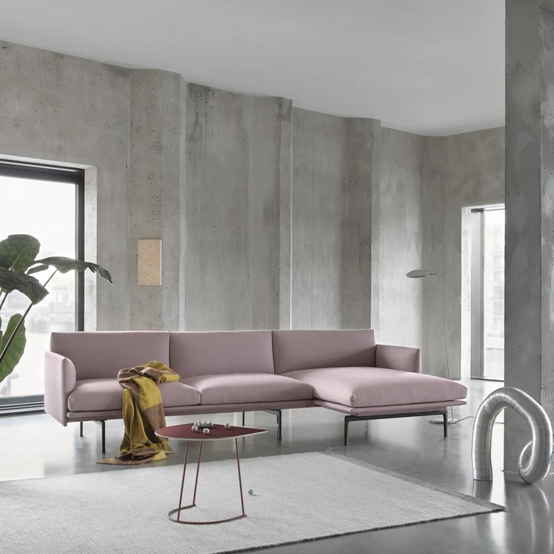 Table basse noire 120 cm Airy - Muuto