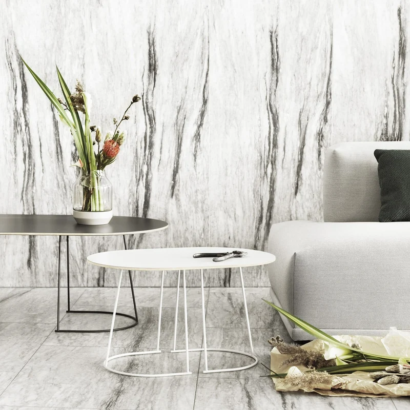Table basse noire 120 cm Airy - Muuto