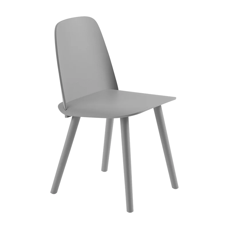 Chaise grise Nerd - Muuto