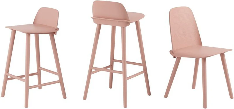 Chaise rose Nerd - Muuto