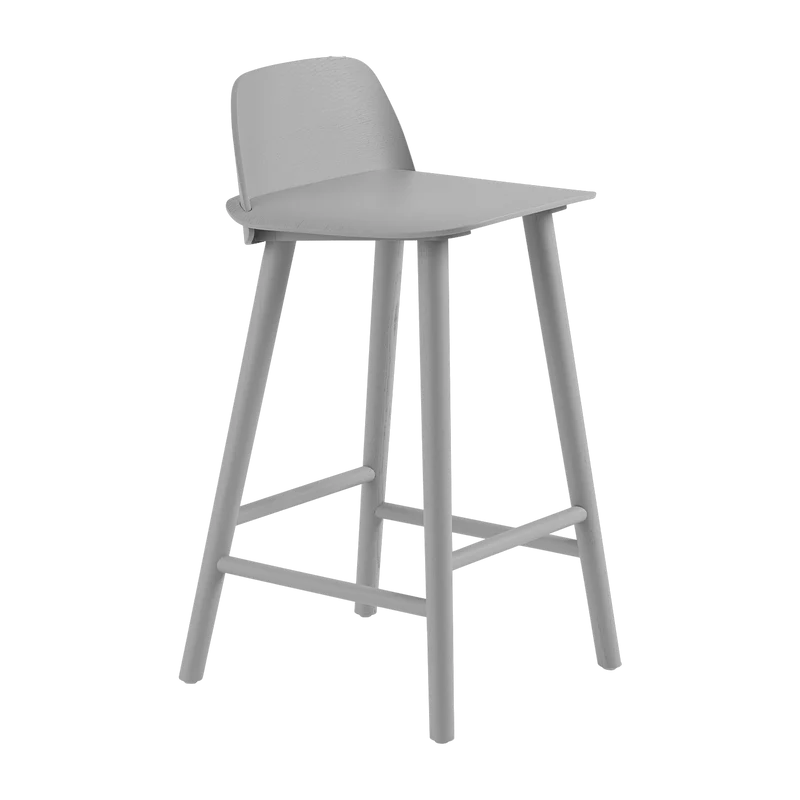 Tabouret de bar 65 cm gris Nerd - Muuto