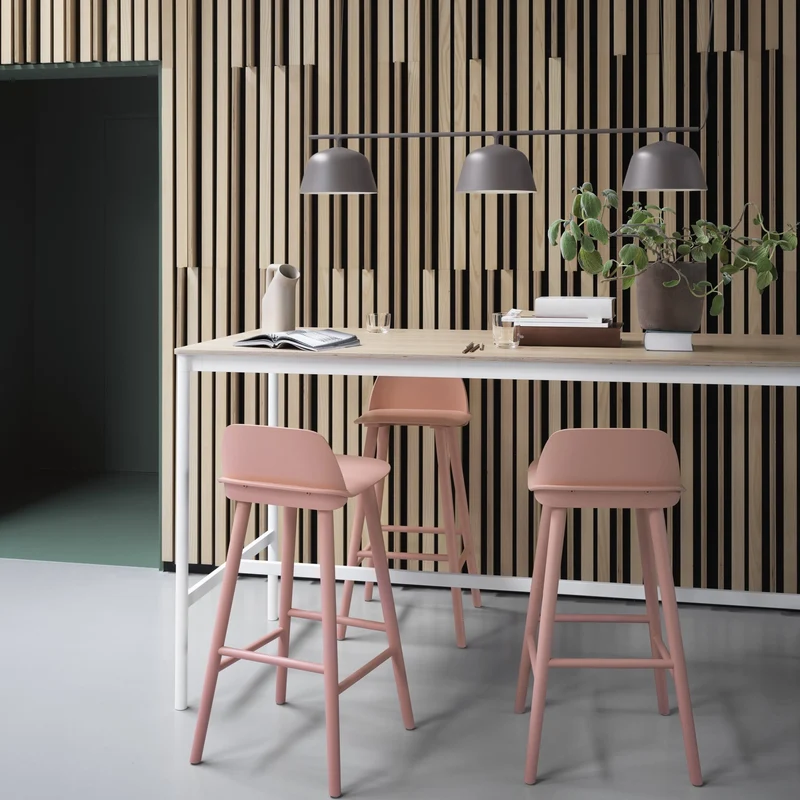 Tabouret de bar 65 cm gris Nerd - Muuto