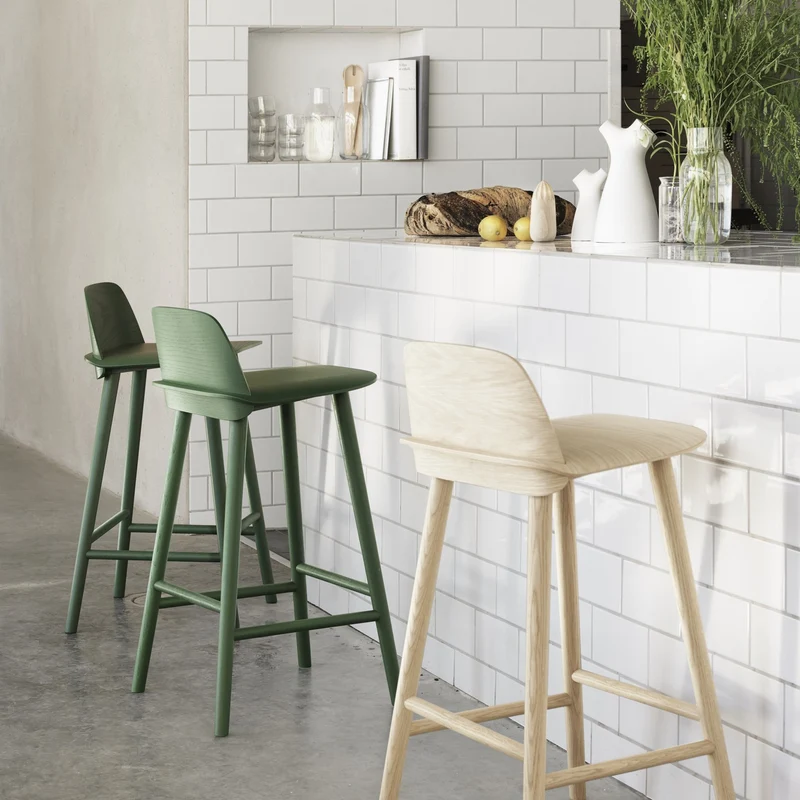 Tabouret de bar 75 cm gris Nerd - Muuto