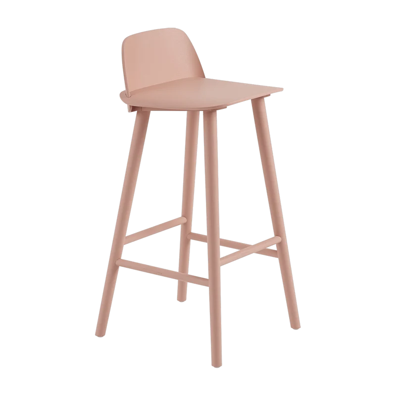 Tabouret de bar 75 cm rose Nerd - Muuto