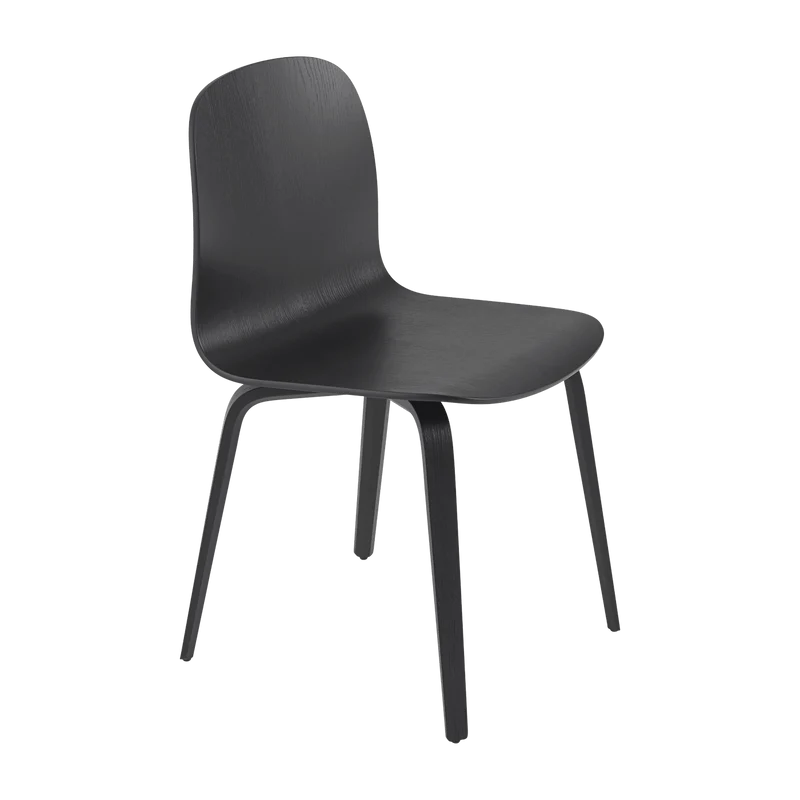 Chaise noire Visu - Muuto