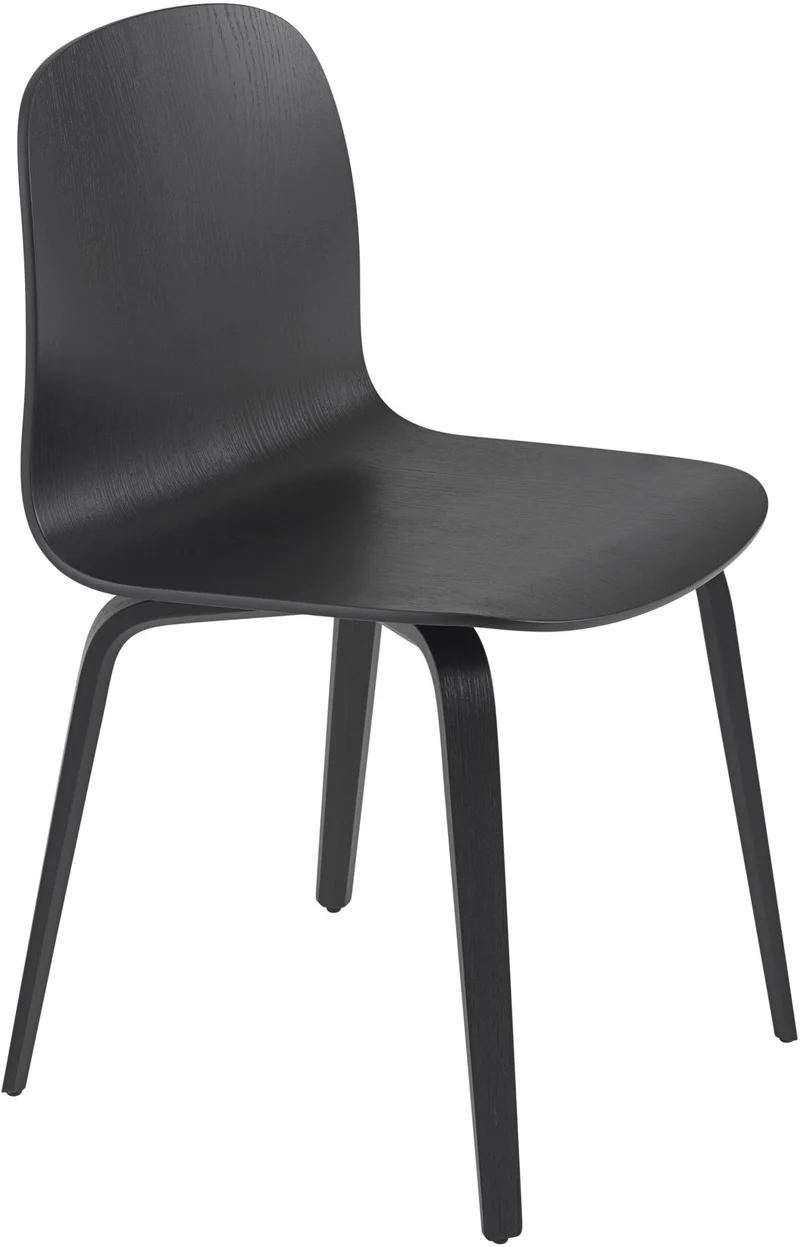 Chaise noire Visu - Muuto