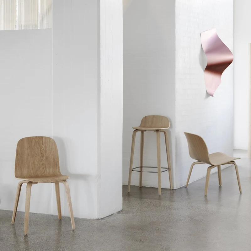 Chaise verte dusty Visu - Muuto