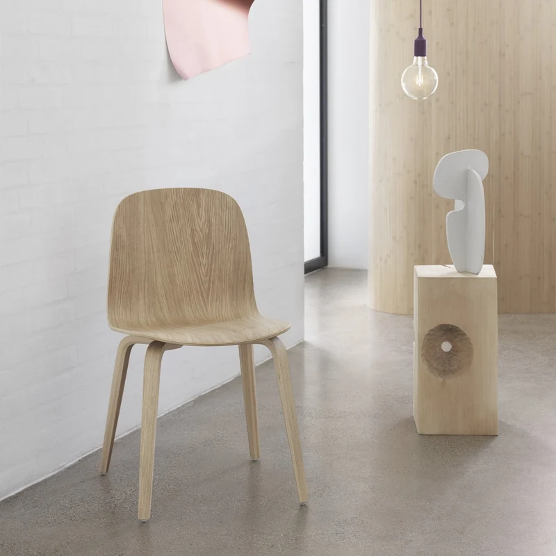Chaise verte dusty Visu - Muuto
