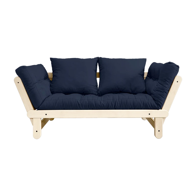 Canapé convertible 2 places bleu foncé Beat - Karup Design