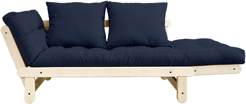 Canapé convertible 2 places bleu foncé Beat - Karup Design
