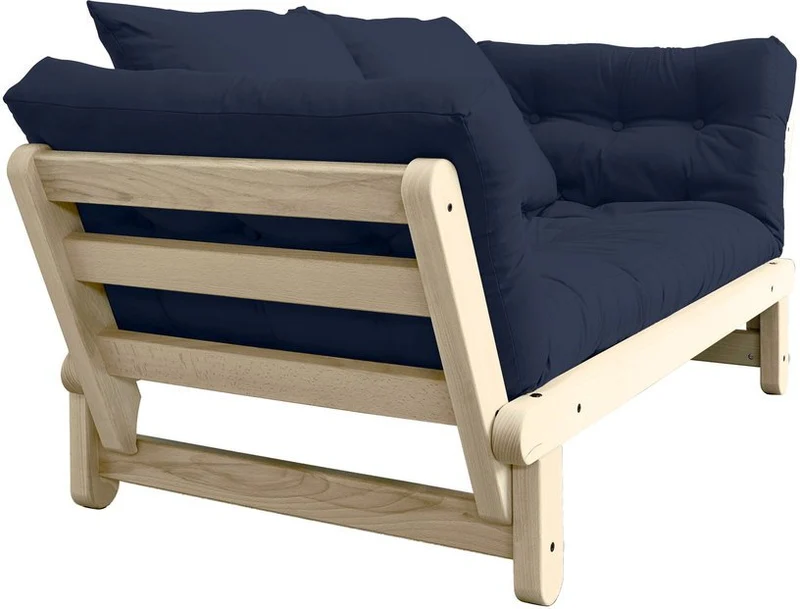 Canapé convertible 2 places bleu foncé Beat - Karup Design