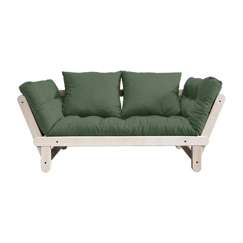 Canapé convertible 2 places vert clair Beat - Karup Design