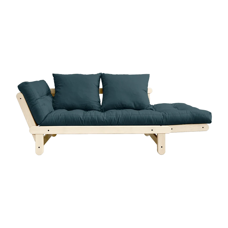 Canapé convertible 2 places bleu pétrole Beat - Karup Design
