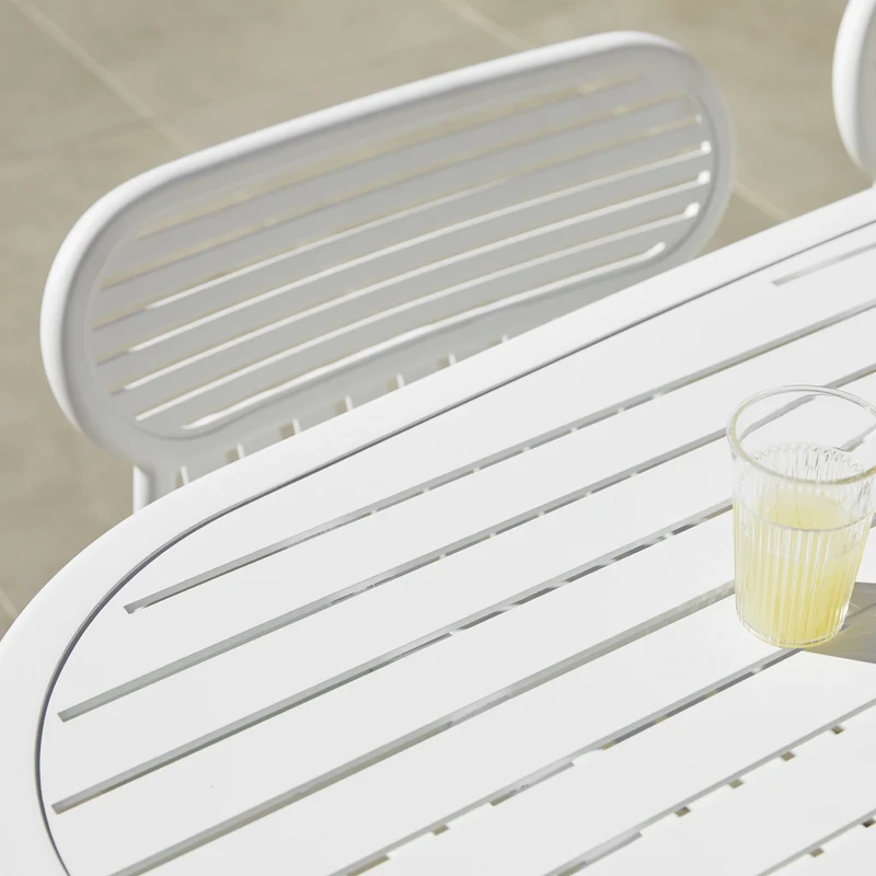 Table de jardin rectangulaire bleue 220 cm Week-End - Petite Friture