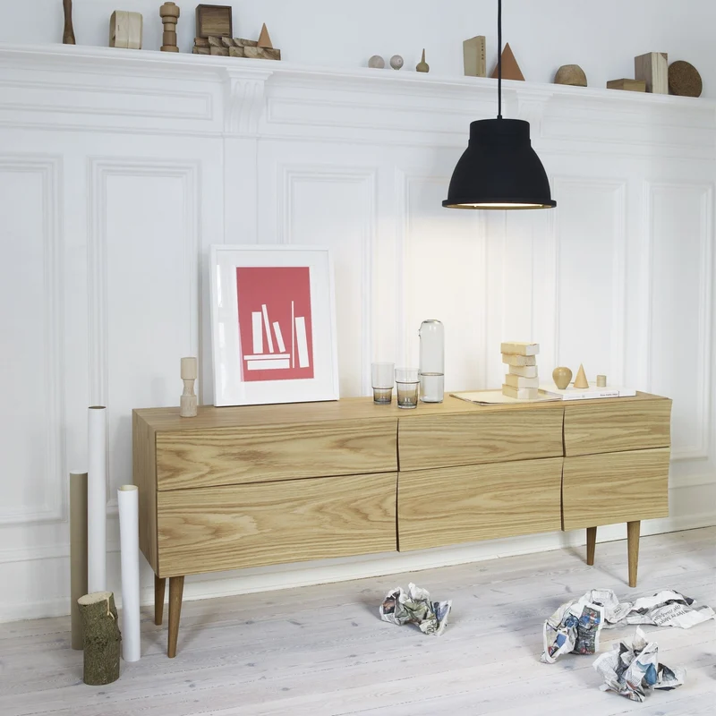 Buffet en chêne 180 cm Reflect - Muuto