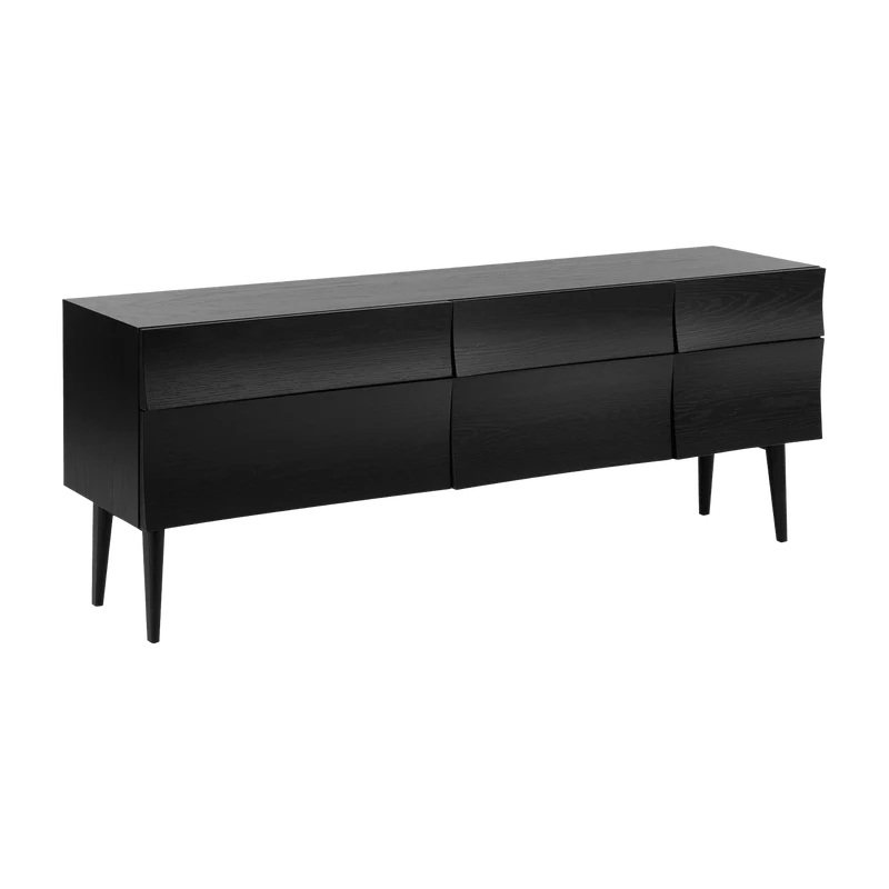 Buffet en chêne noir 180 cm Reflect - Muuto