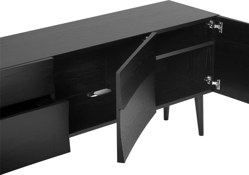 Buffet en chêne noir 180 cm Reflect - Muuto