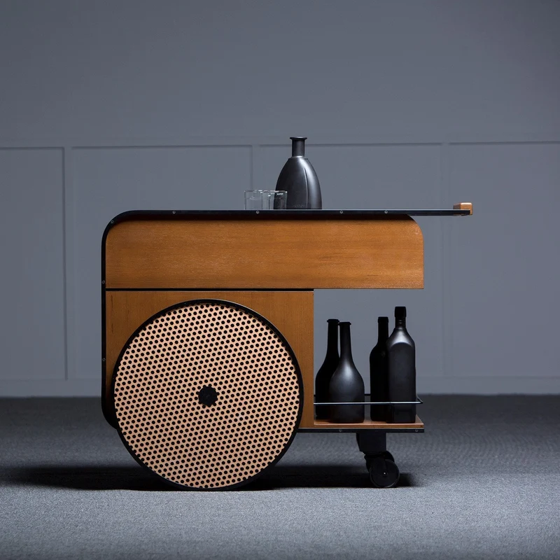 Chariot de bar en bois Trink - Kann Design