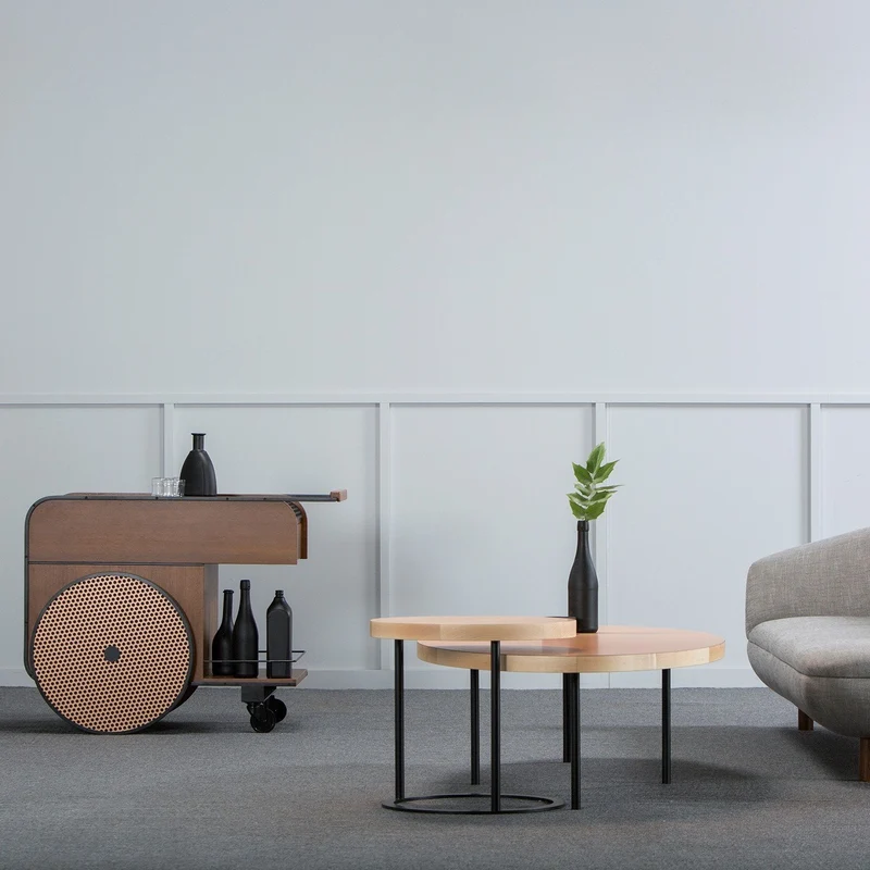 Chariot de bar en bois Trink - Kann Design