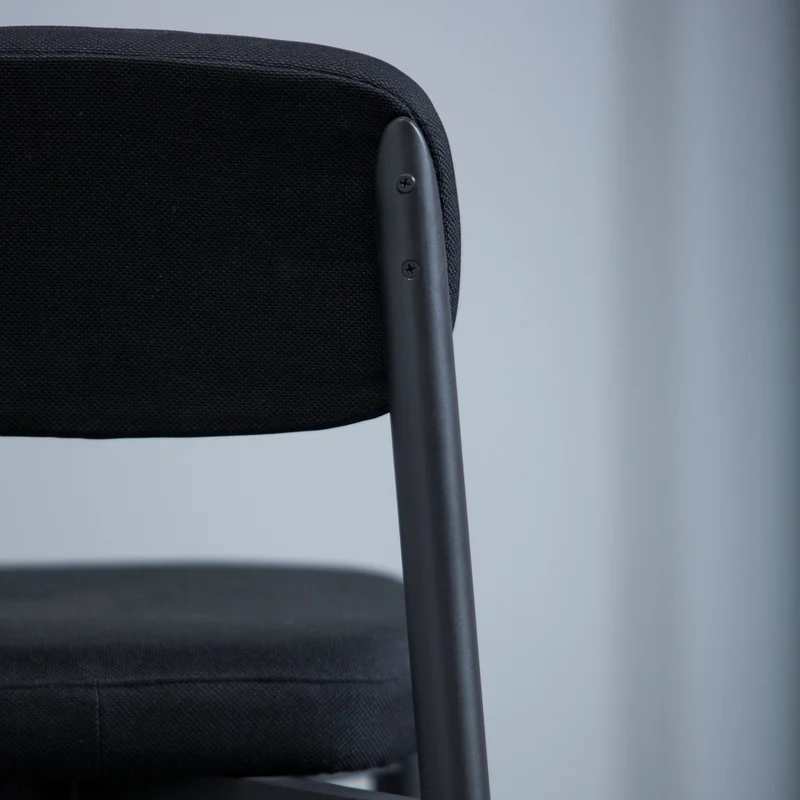 Chaise de bar noir 75 cm Résidence - Kann Design