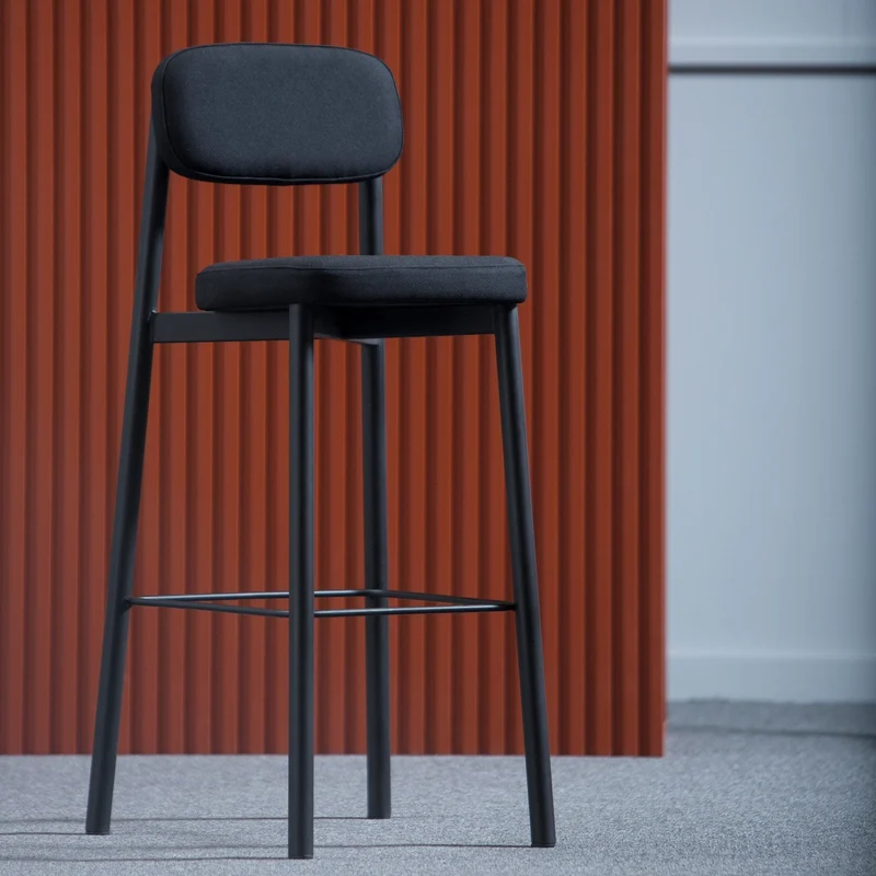 Chaise de bar noir 75 cm Résidence - Kann Design