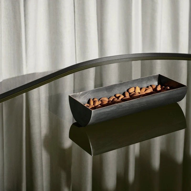 Table basse en acier beige 75 cm NoNo - Audo