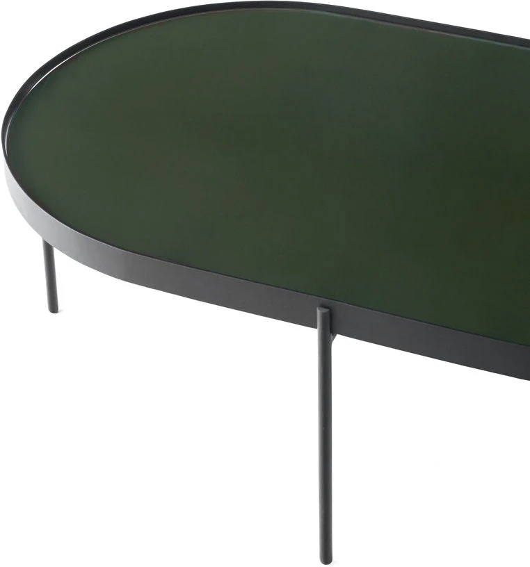 Table basse en acier marron 96 cm NoNo - Audo
