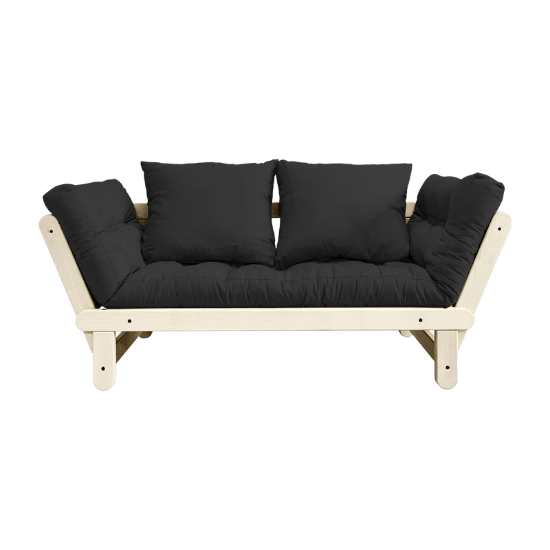 Canapé convertible 2 places anthracite Beat - Karup Design