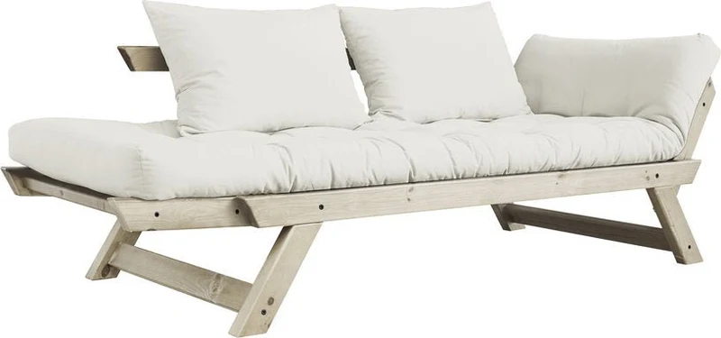 Canapé 2 places convertible écru Bebop - Karup Design