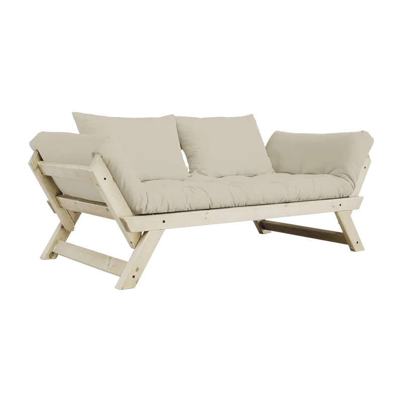 Canapé 2 places convertible beige Bebop - Karup Design
