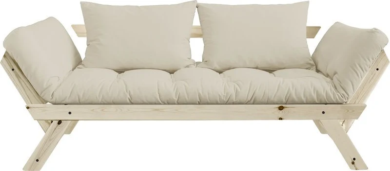 Canapé 2 places convertible beige Bebop - Karup Design