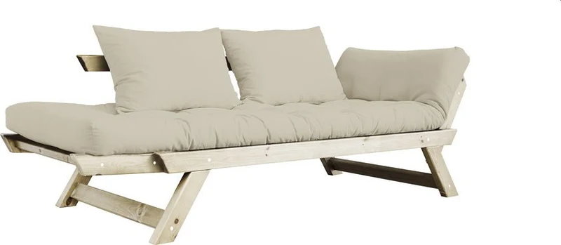Canapé 2 places convertible beige Bebop - Karup Design