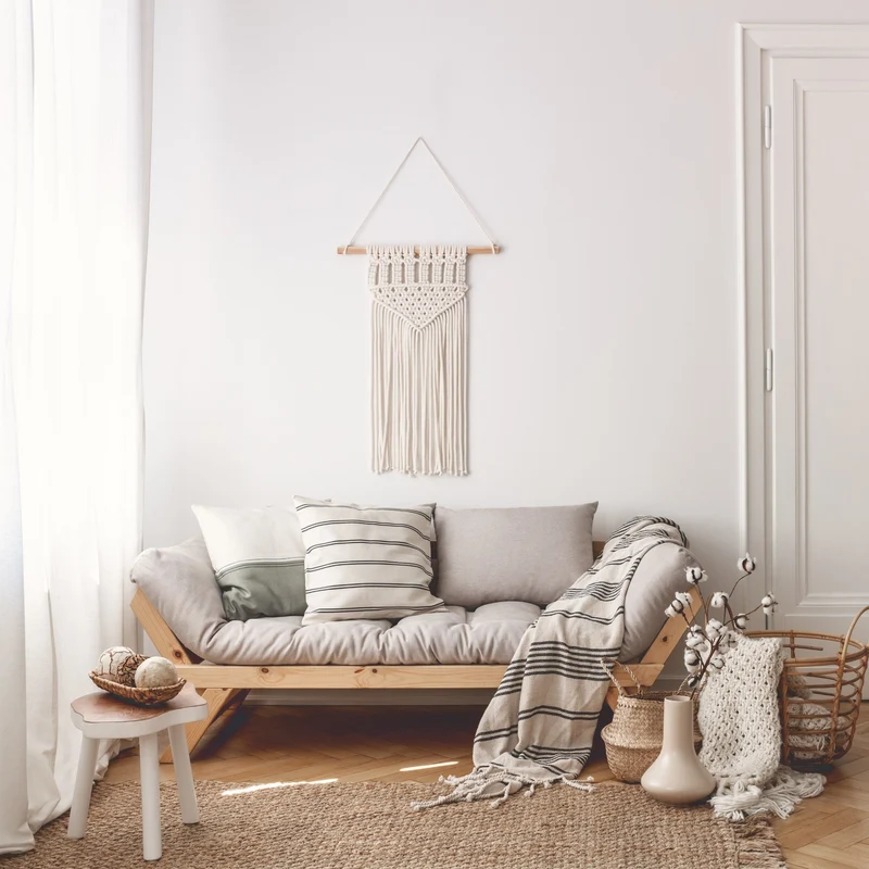 Canapé 2 places convertible beige Bebop - Karup Design
