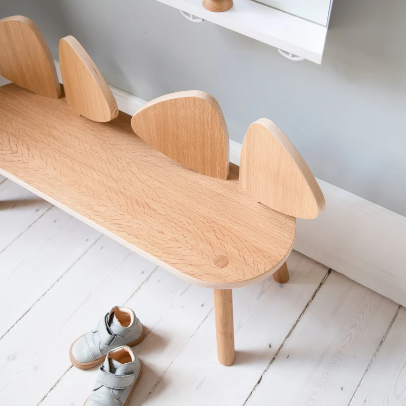 Banc en chêne Mouse - Nofred