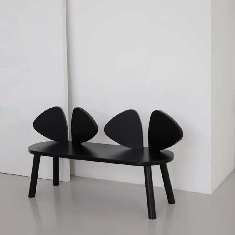 Banc en chêne noir Mouse - Nofred