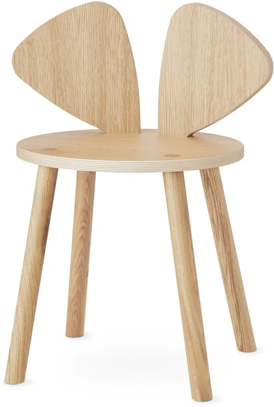Set table et chaise en bois Mouse - Nofred