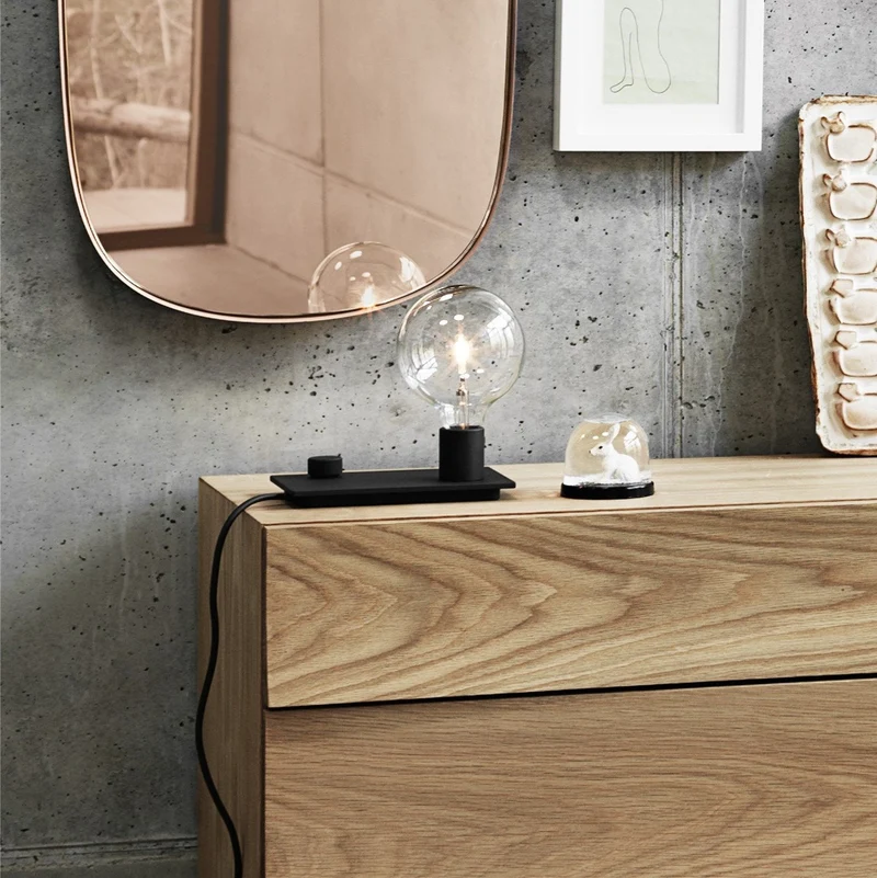 Buffet en chêne noir 105 cm Reflect - Muuto