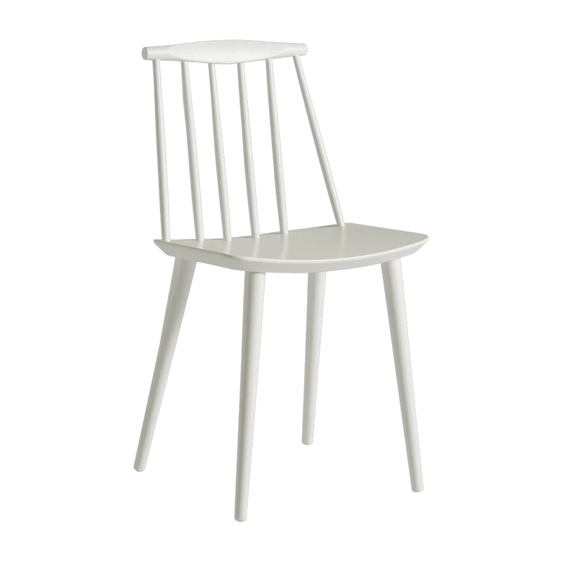 Chaise en bois de hêtre blanche - HAY